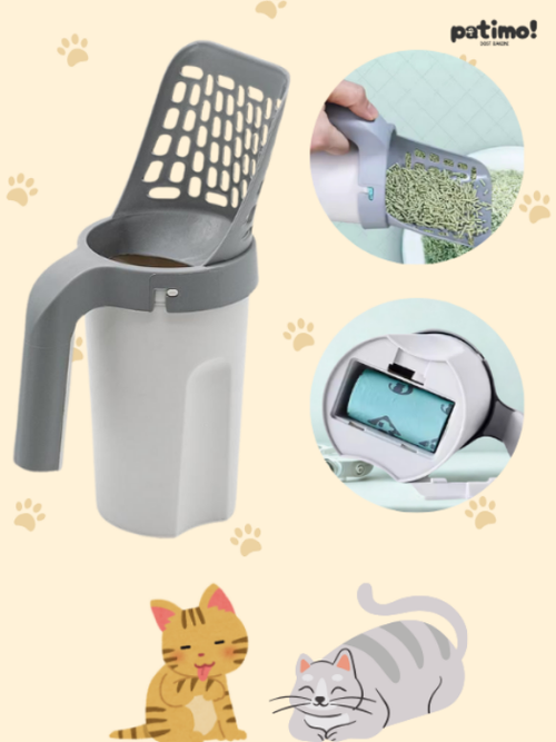 Patimo 2’si 1 Arada Kedi Kumu Küreği