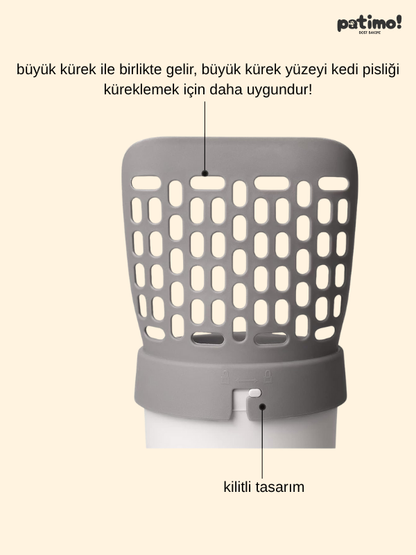 Patimo 2’si 1 Arada Kedi Kumu Küreği